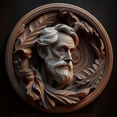 3D мадэль Мэтью Грабельски, американский художник. (STL)